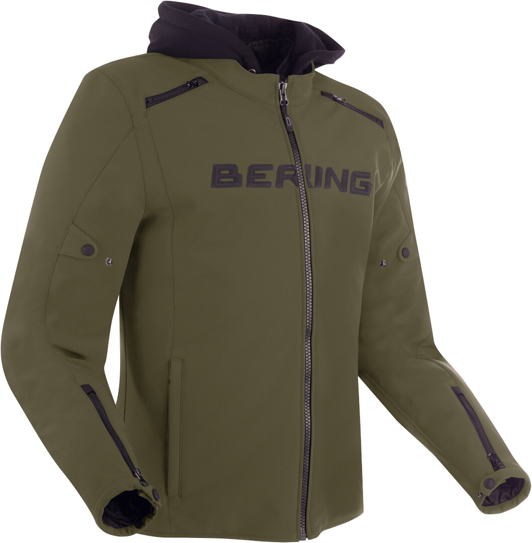 Bering Elite wasserdichte Motorrad Textiljacke khaki M Abbildung 1
