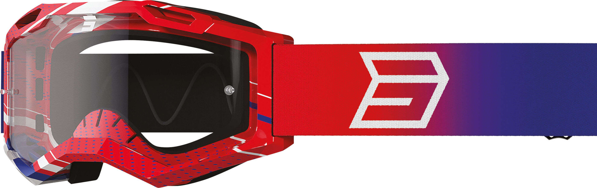 Shot Rocket Kid 2.0 Ochelari de motocross Roșu/Albastru Figura 1