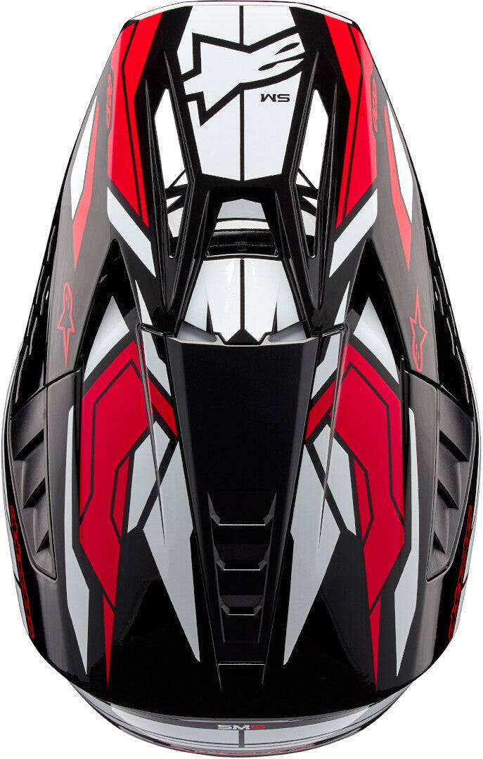 Alpinestars S-M5 Action 2 2024 Casco Motocross nero/bianco/rosso L (59/60) Figura 2