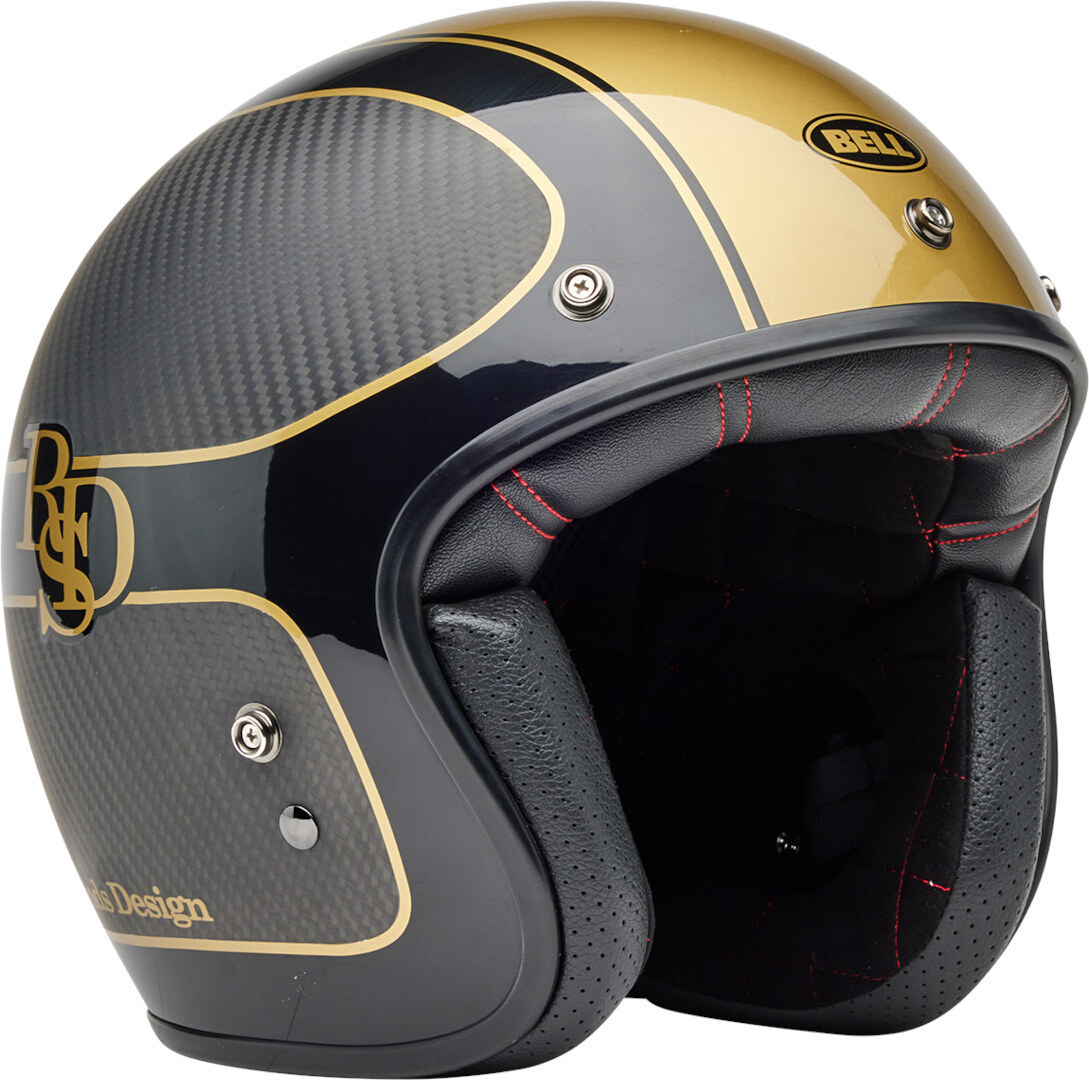 Bell Custom 500 Carbon RSD Checkmate Casco Jet L (59/60) Figura 3