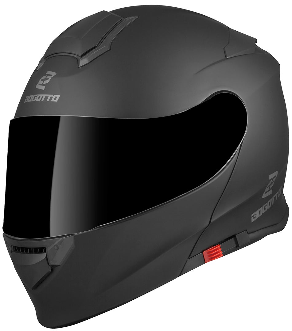 Bogotto V271 Motorhelm Black Matt S Figuur 2