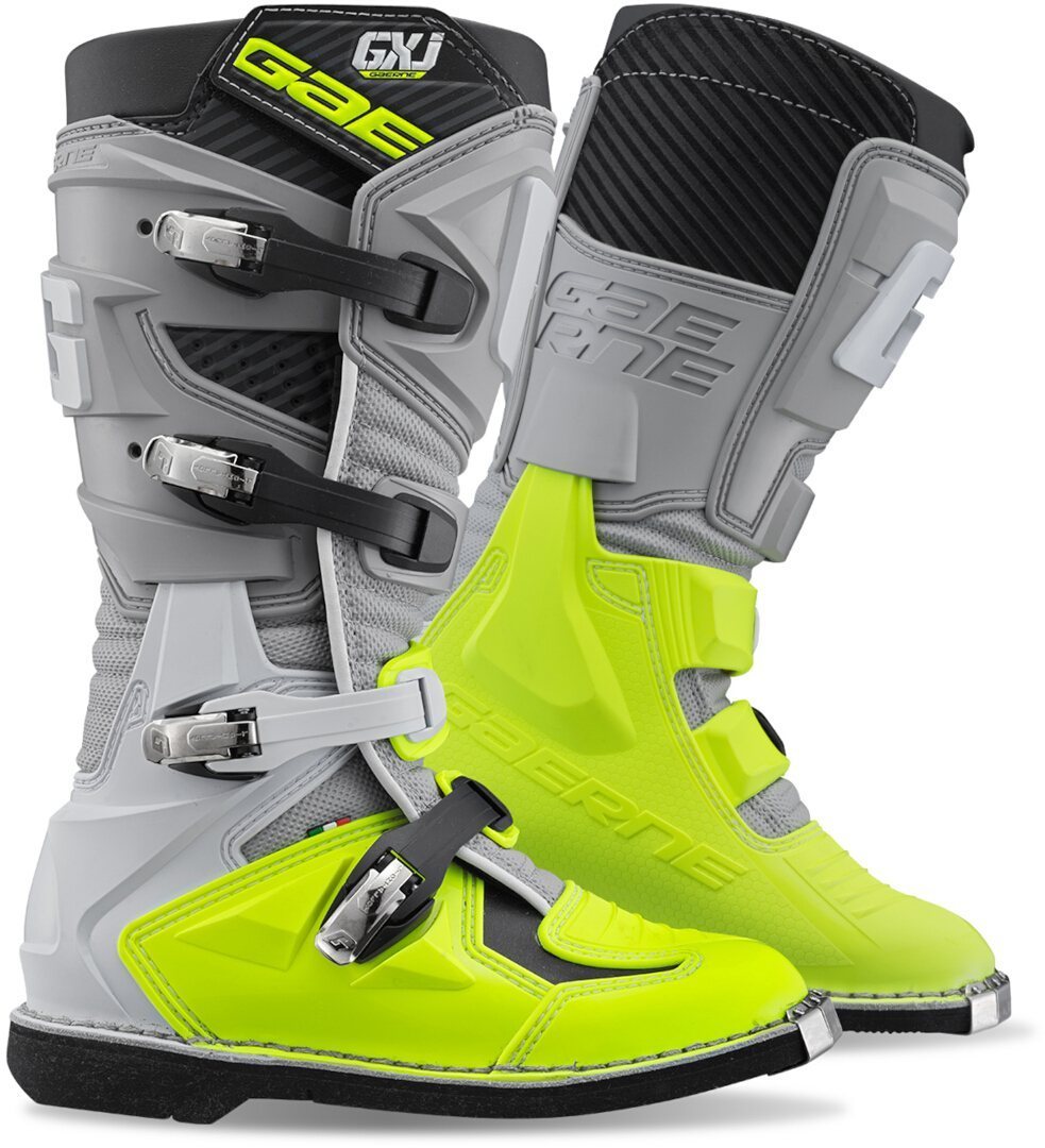 Gaerne GX-J Cizme de motocross pentru copii gri/galben 41 Figura 1
