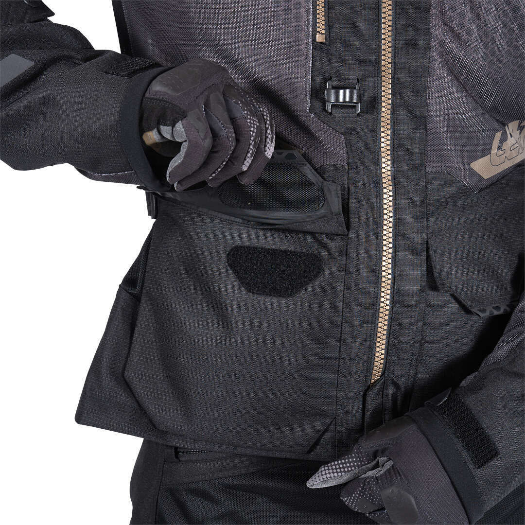 Leatt ADV Flowtour 5.5 waterproof Motorcycle Textile Jacket black M Figure 7