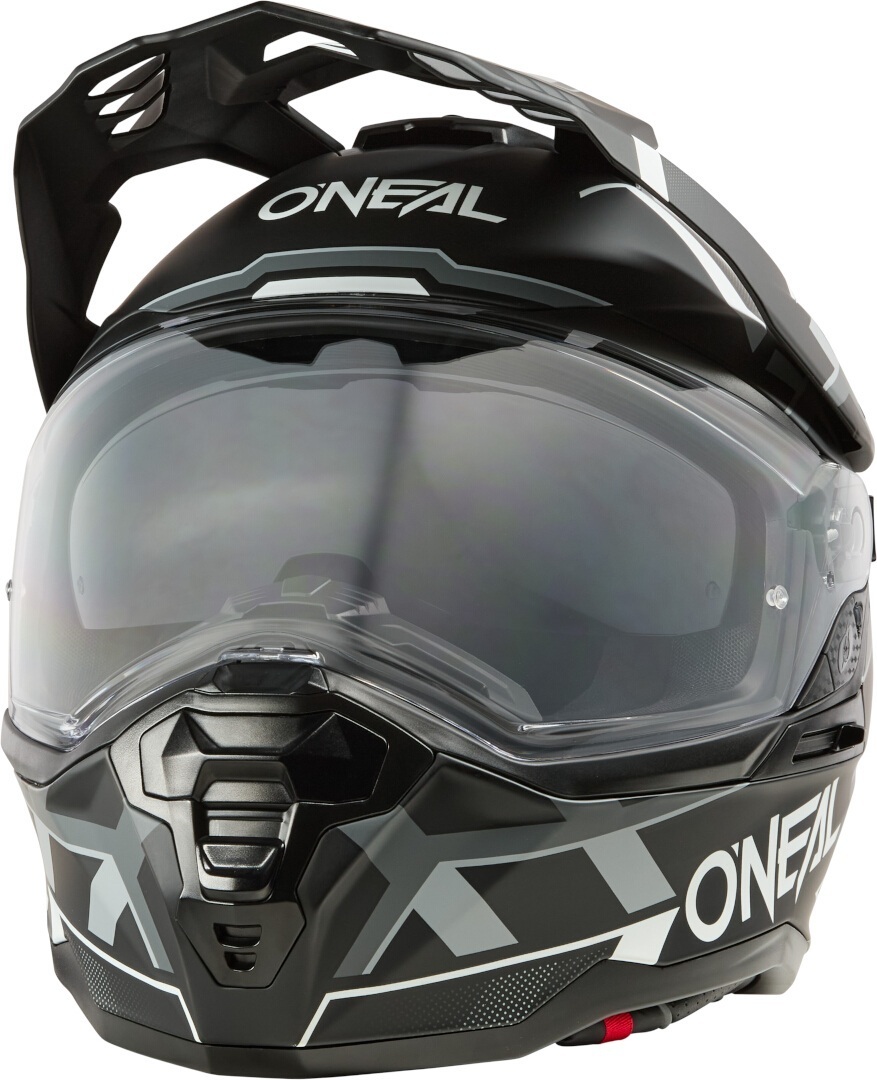 Oneal D-SRS Square V.25 Cască de motocross Negru mat/gri/alb S Figura 5