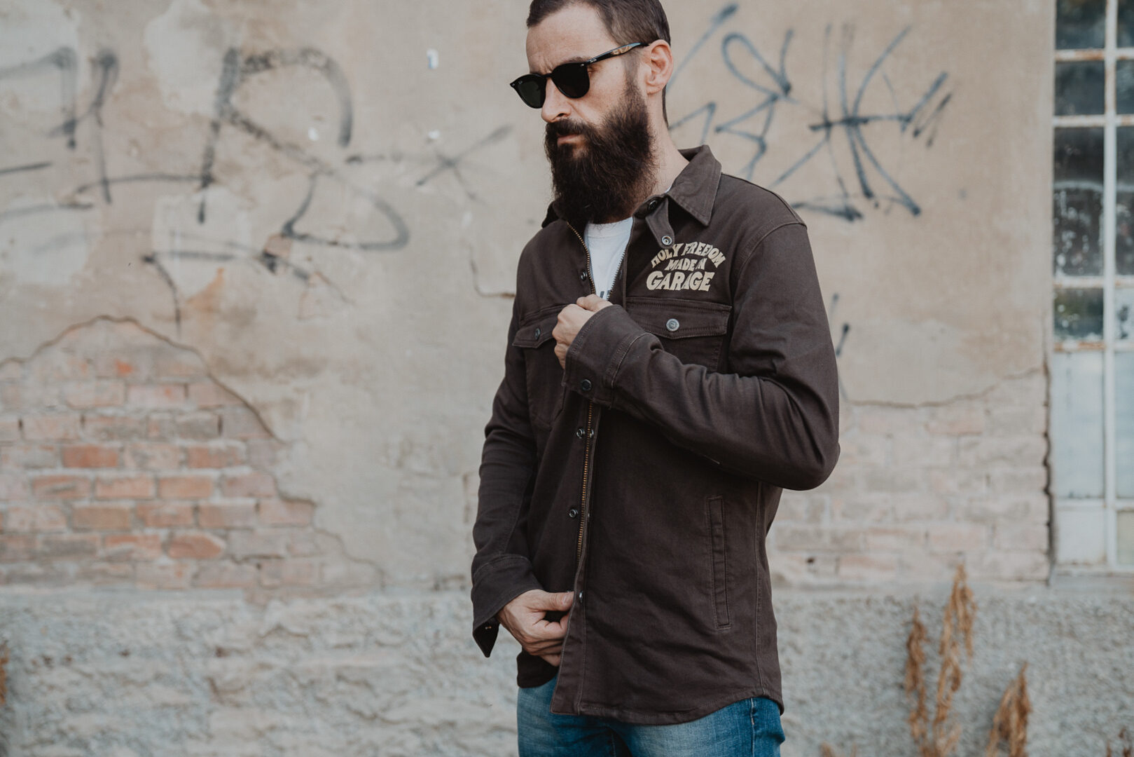 HolyFreedom Marrom Blouson textile de moto M Figure 7