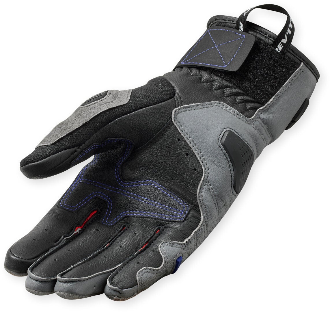 Revit Sand 5 Dame motorcykel handsker sort/grå/rød XL Figur 2