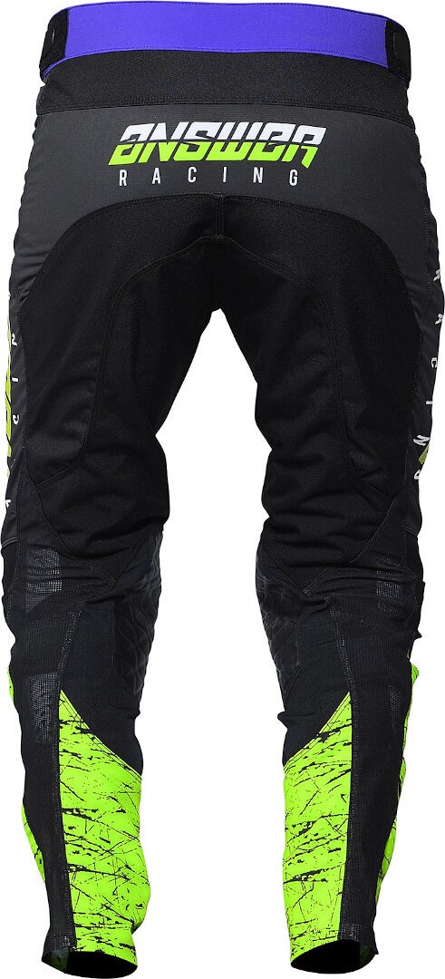Answer Trinity Pro Glow Motocross Hose schwarz/lila 38 Abbildung 2