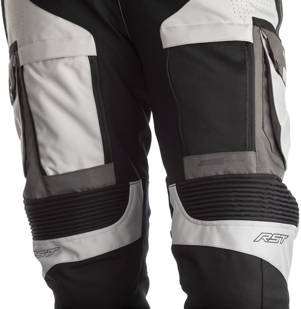 RST Pro Series Adventure-X Pantaloni textile pentru motociclete alb/gri S Figura 4