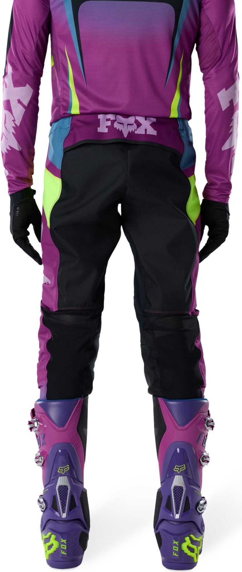 FOX Flexair Thorn Motocross Pants violet/black 36 Figure 4