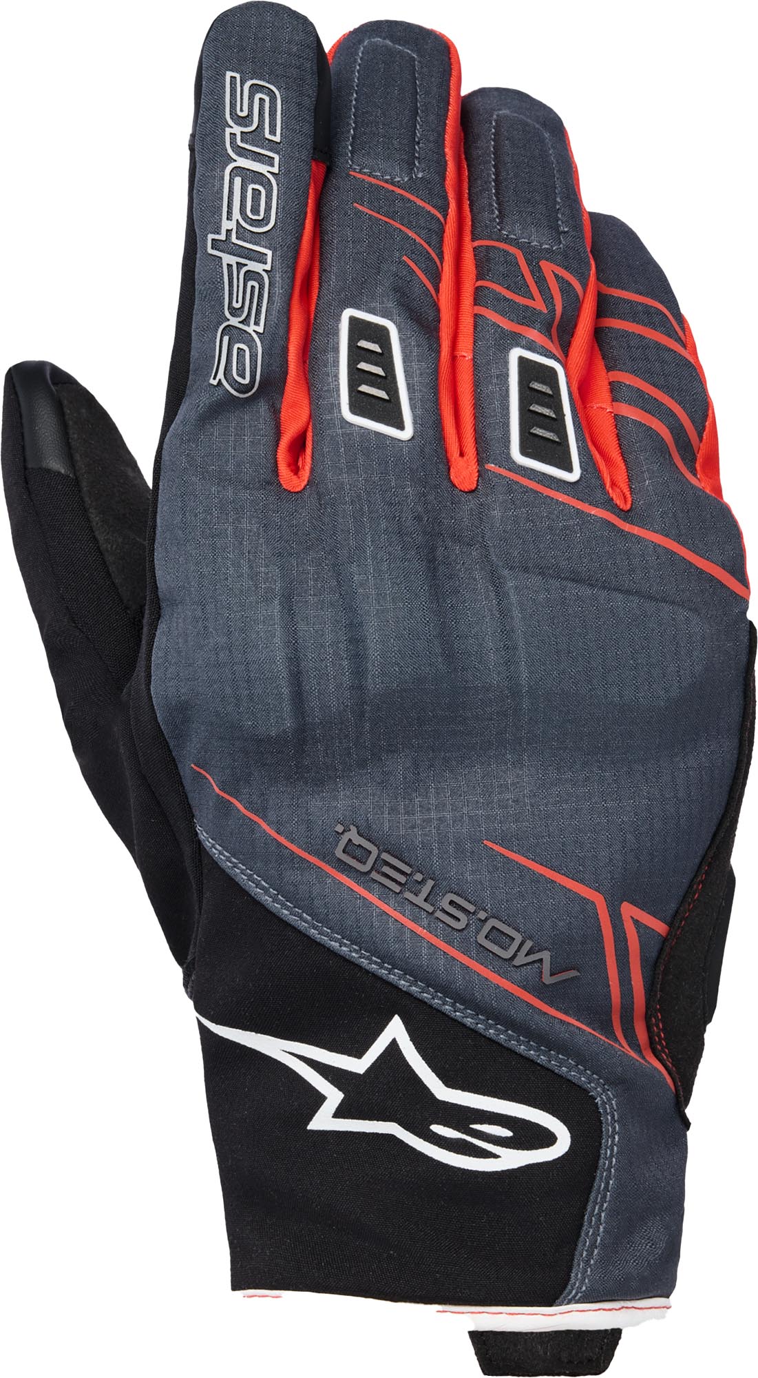 Alpinestars Moblast WP wasserdichte Motorrad Handschuhe schwarz/anthrazit M Abbildung 1
