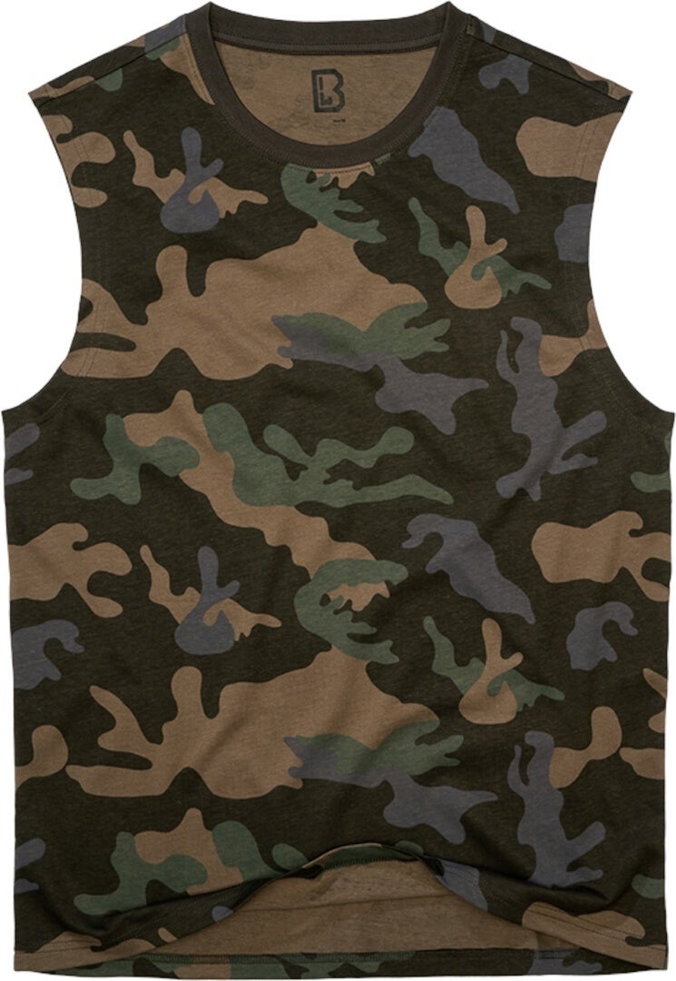 Brandit Men's Dark Camouflage Sleeveless Shirt