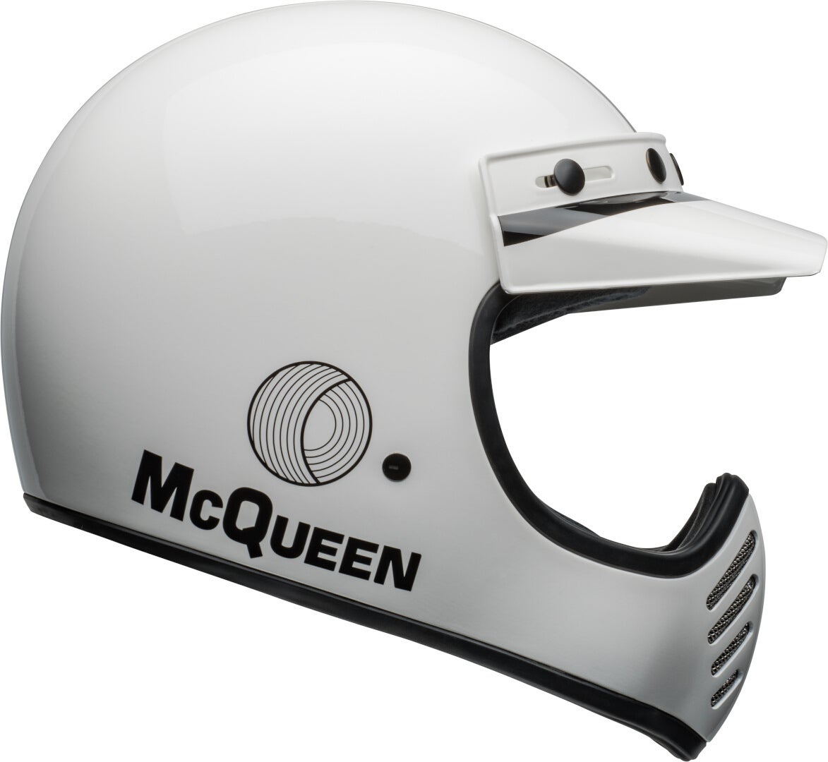 Bell Moto-3 Steve McQueen Motokrosová přilba bílá/černá XL (61/62) Obrázek 8