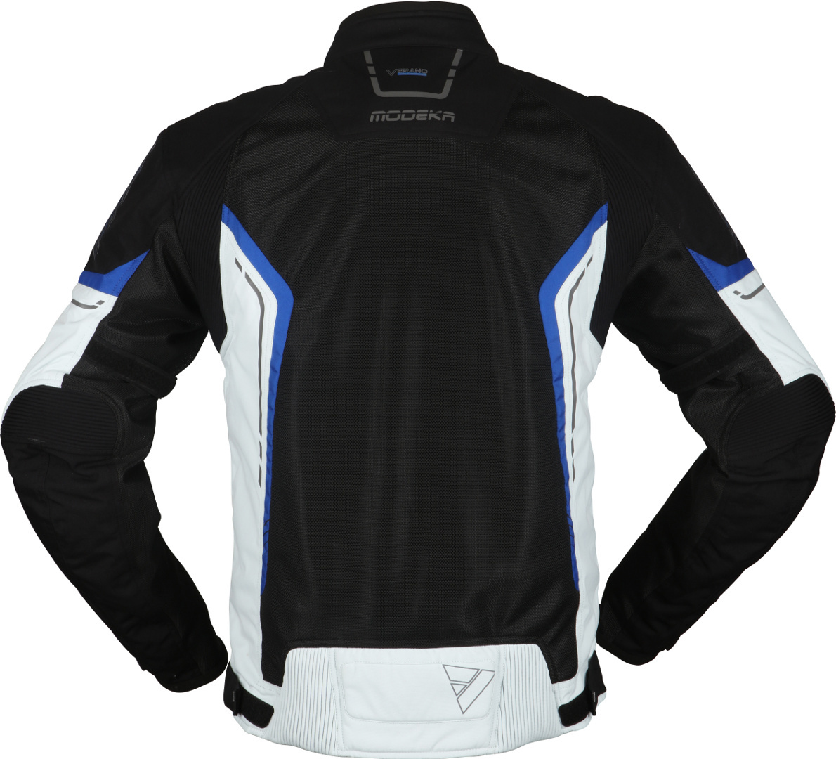 Modeka Khao Air Motorcycle Textile Jacket black/grey/blue 3XL Figure 2