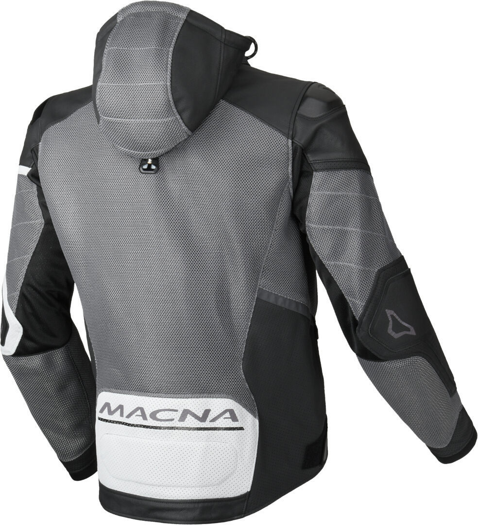 Macna Risant perforated Motorcycle Leather / Textile Jacket grey/black/white 52 Figure 2