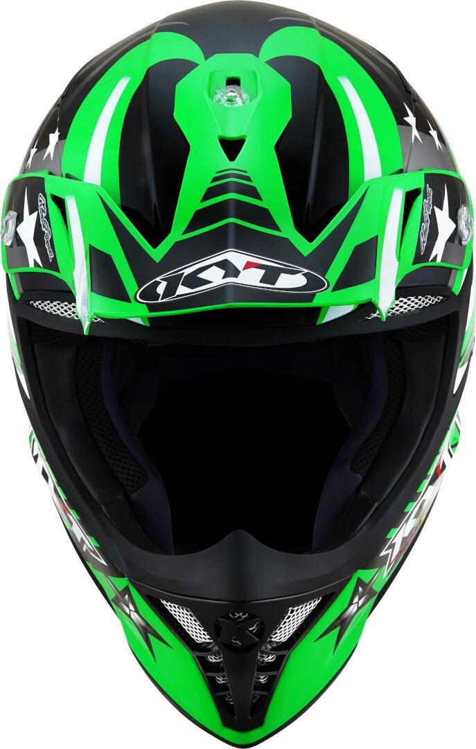 KYT Skyhawk Ardor Casque Motocross Vert XXL (63) Figure 8