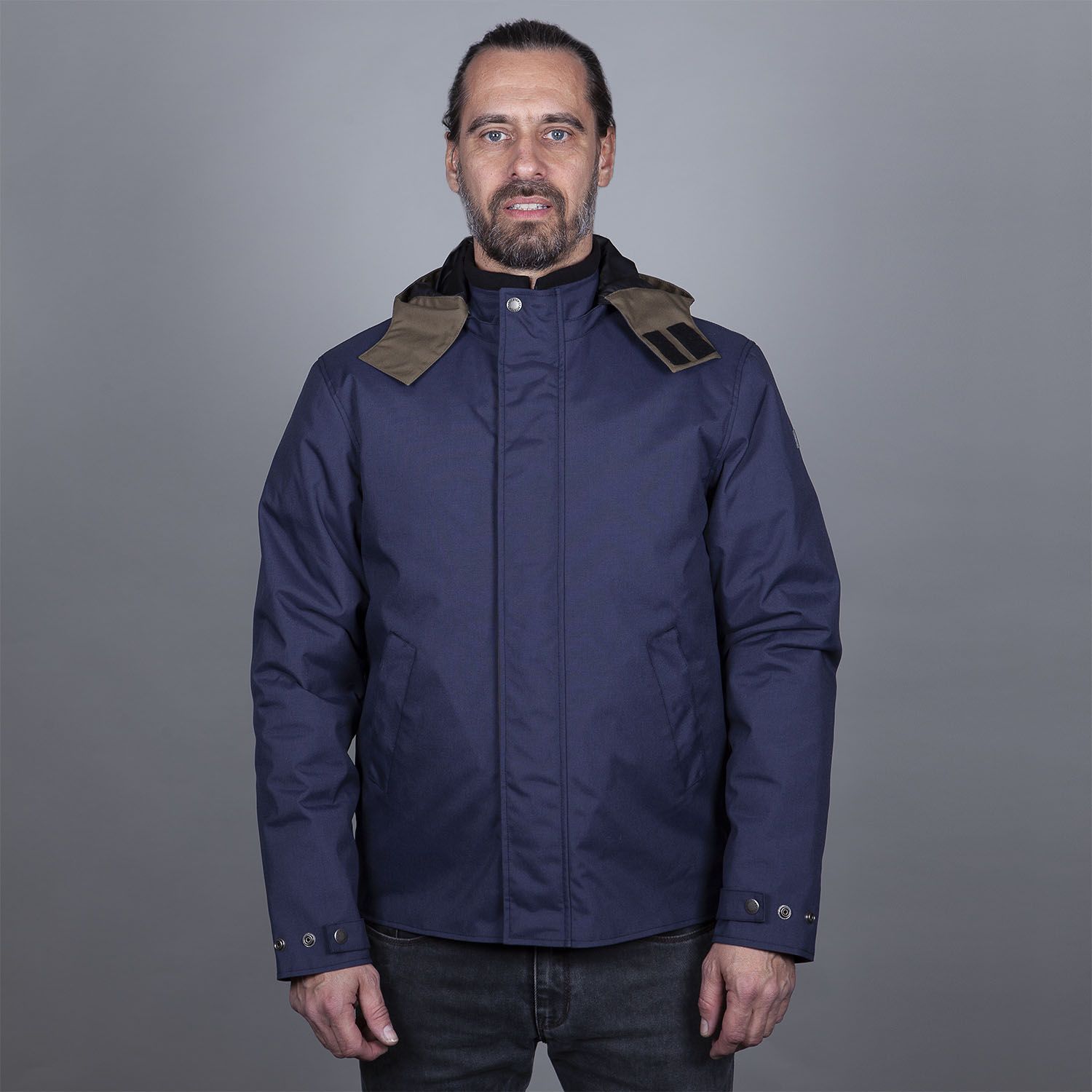 Helstons Flame waterproof Motorcycle Textile Jacket blue XL Figure 2