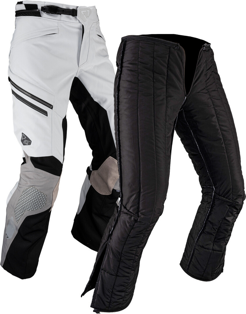 Leatt ADV DriTour 7.5 waterproof Motorcycle Textile Pants light grey/dark grey XXL Figure 2