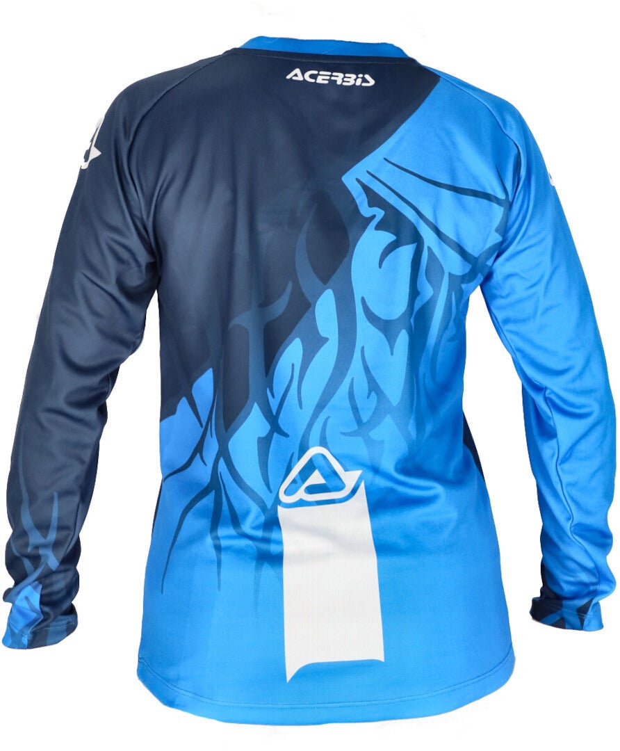 Acerbis MX J-Kid 3 Crianças Motocross Jersey azul/branco L Figura 2