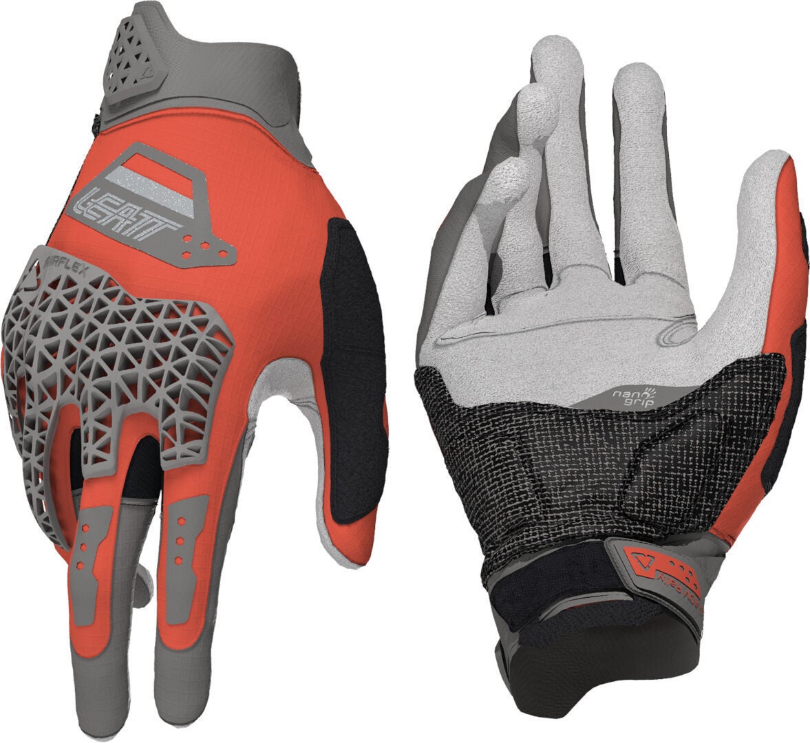 Leatt ADV Rally 5.5 Motorrad Handschuhe rot/grau 3XL Abbildung 1