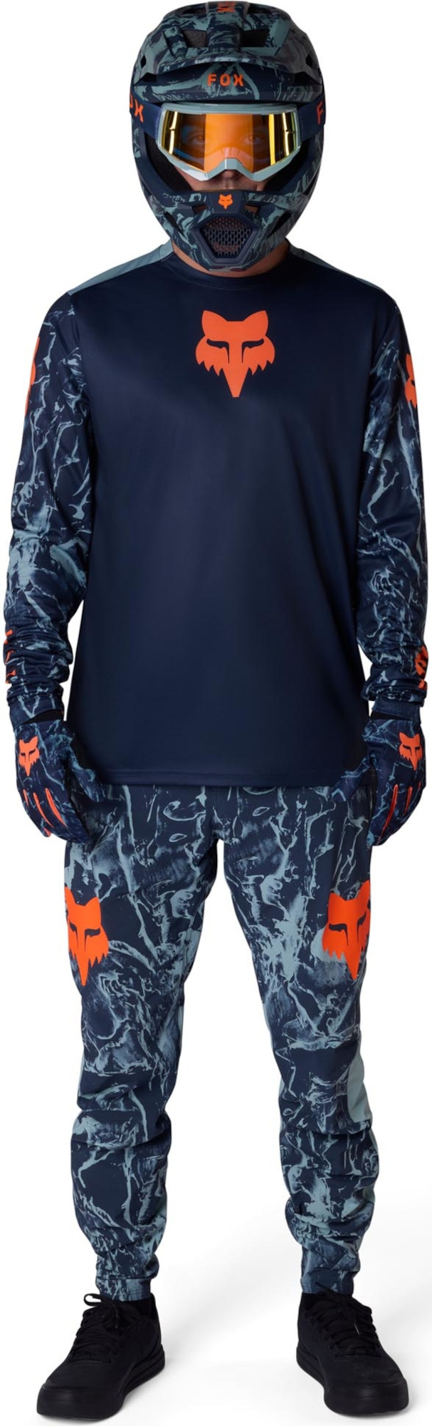 FOX Ranger Image Print Bicycle Pants blue 40 Figure 7