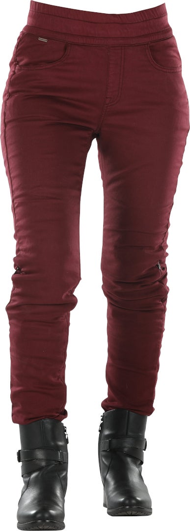 Overlap Jane Dames motorfiets legging Bordeauxrood 32 Figuur 4