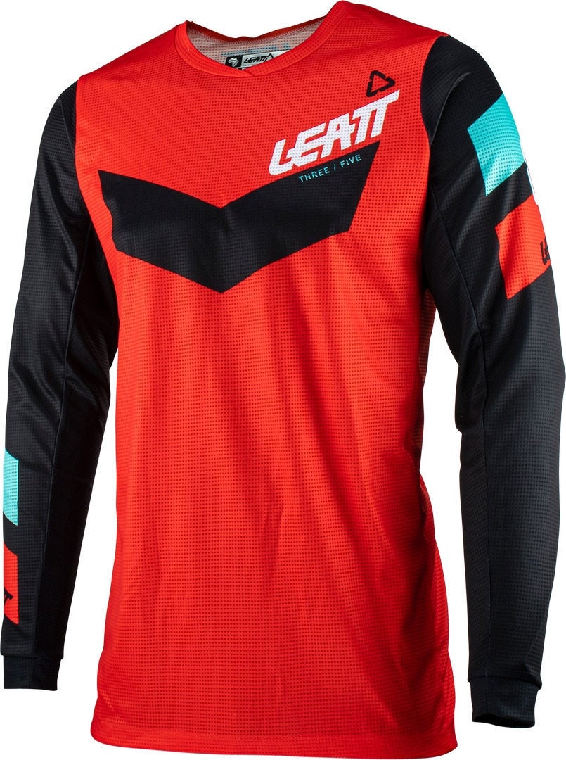 Leatt 3.5 Ride 2023 Set Di Maglie e Pantaloni Motocross rosso/nero 3XL Figura 2