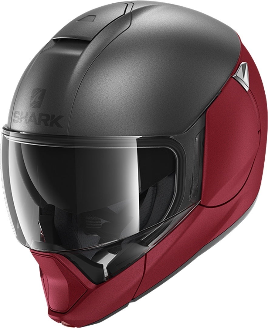 Shark Evojet Blank Dual Helm grau/rot XL (61/62) Abbildung 1
