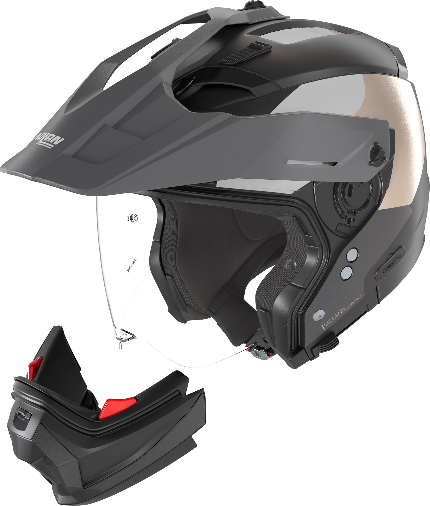 Nolan N70-2 X 06 Selvado Helm schwarz/grau L (60) Abbildung 3