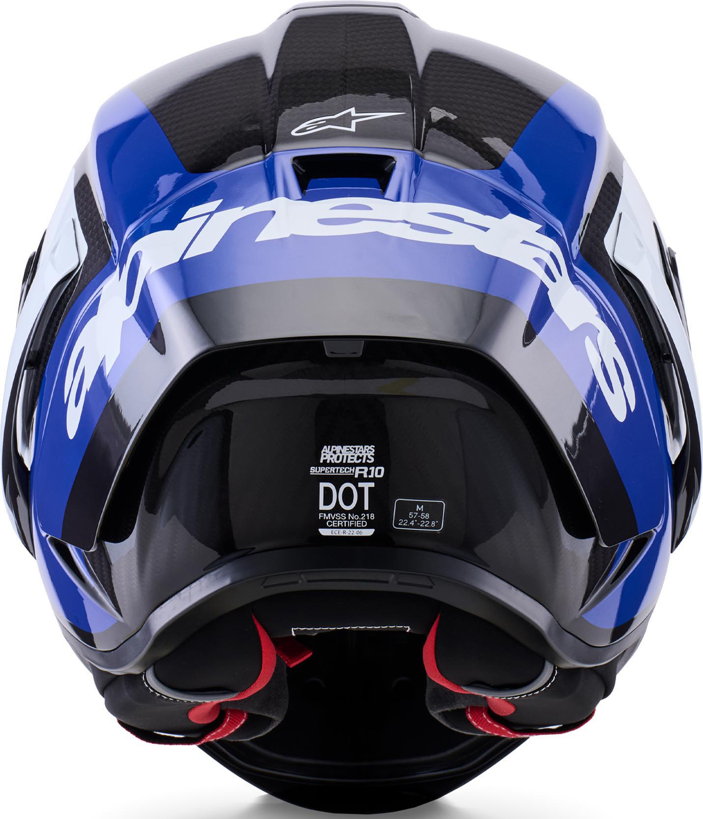 Alpinestars Supertech R10 Arius Helmet black/white/blue M (57/58) Figure 7