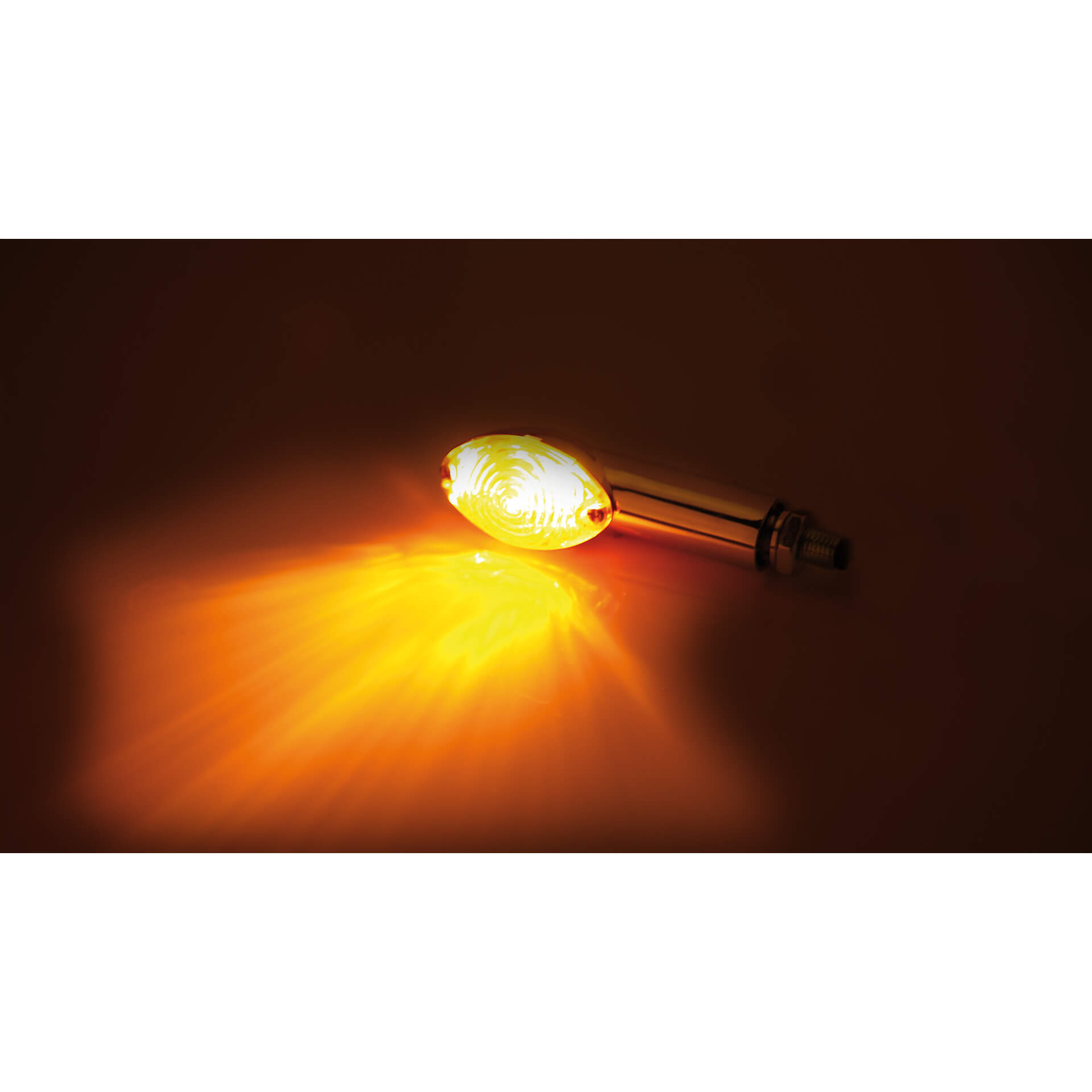 SHIN YO Mini Blinker CATEYE, lang Chrome Galben Figura 3