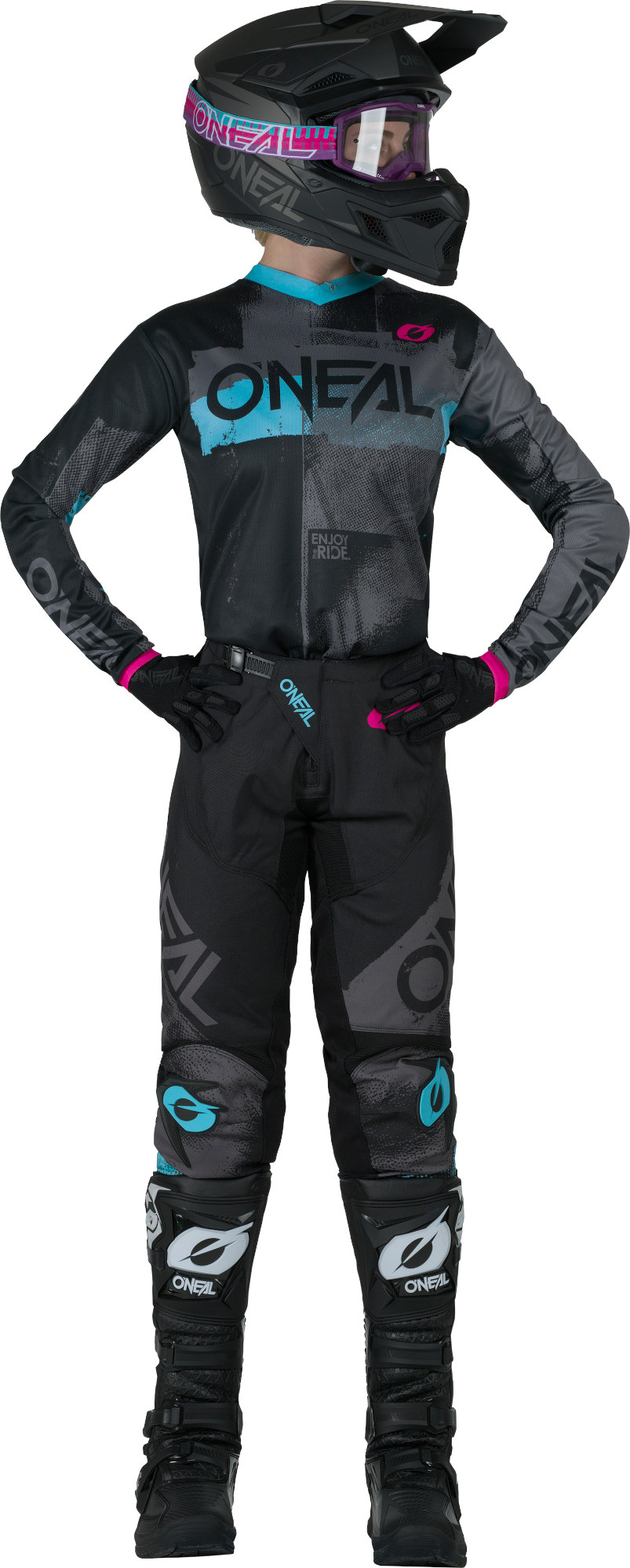 Oneal ELEMENT ROLLER Maglia motocross da donna S Figura 3