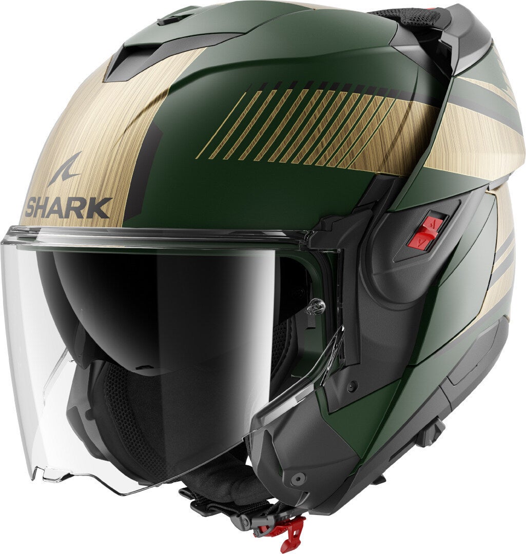 Shark Oxo Sikter Klapphelm grün matt/gold/schwarz L (59/60) Abbildung 3