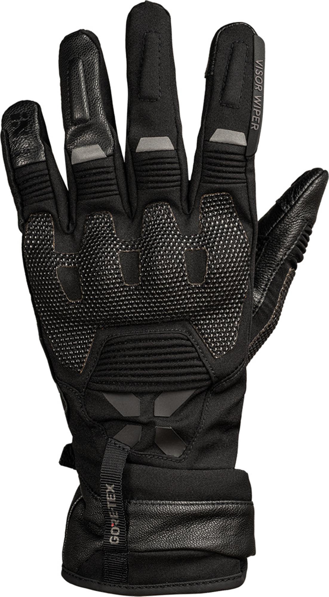 IXS Tourster-GTX 1.0 waterdichte dames motorhandschoenen zwart/donkergrijs XL Figuur 1