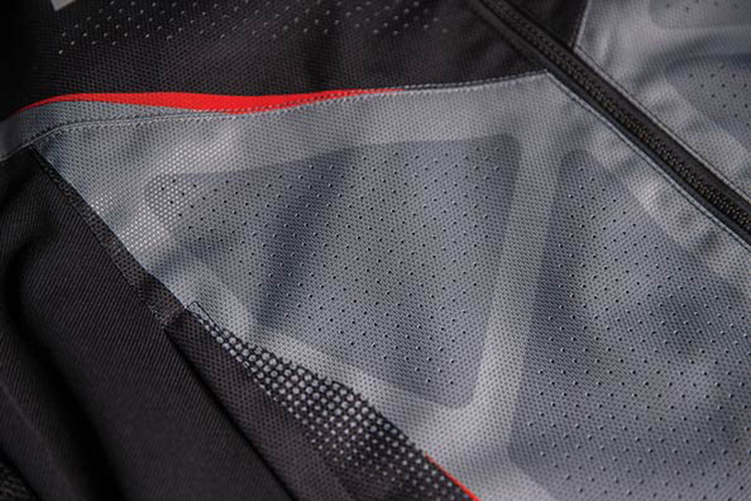 Icon Hooligan Ultrabolt Motorcycle Textile Jacket black/grey/red L Figure 6