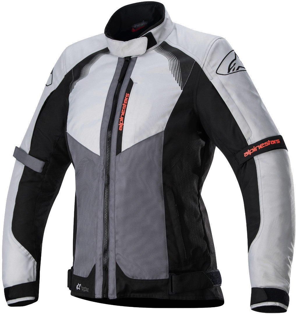 Alpinestars Women's Dark Grey/Light Grey Stella Headlands Drystar Motorcycle Textile Jacket