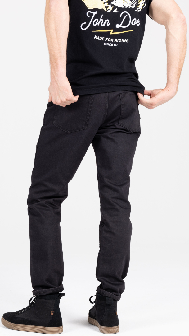 John Doe Classic Tapered Motorcykel Jeans Sort 32/32 Figur 11