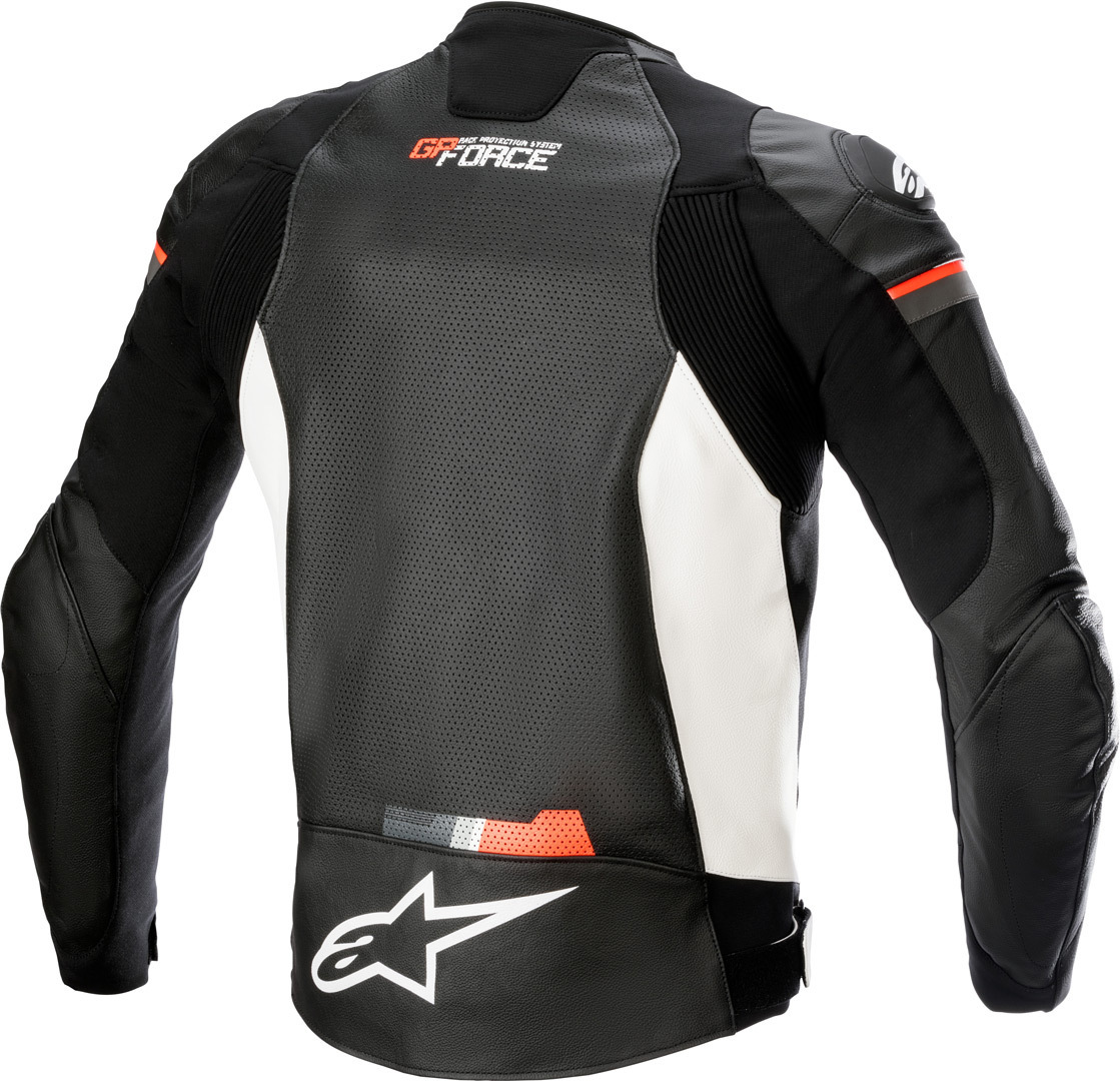 Alpinestars GP Force Airflow Motorcycle Leather Jacket black/white/red 50 Figure 2