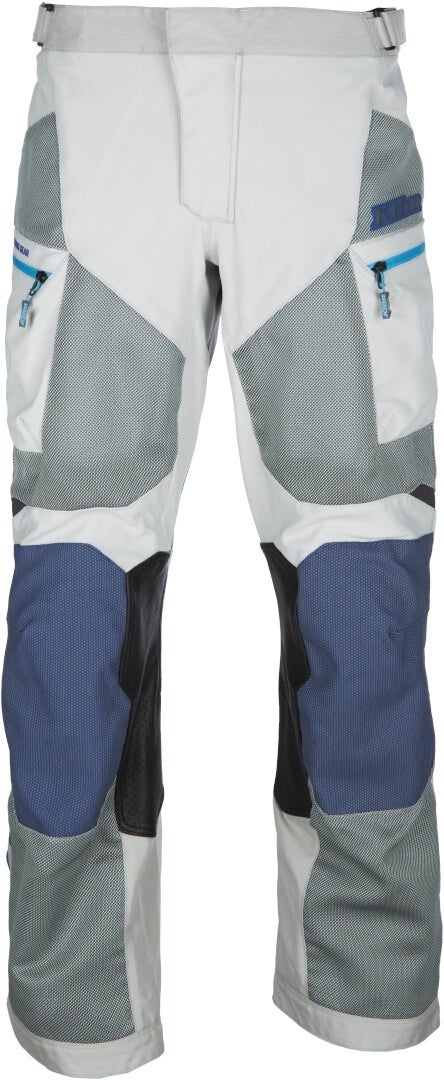 Klim Baja S4 2025 Enduro Enduro Mesh Motorcycle Textile Pants grey/blue Short 34 Figure 5