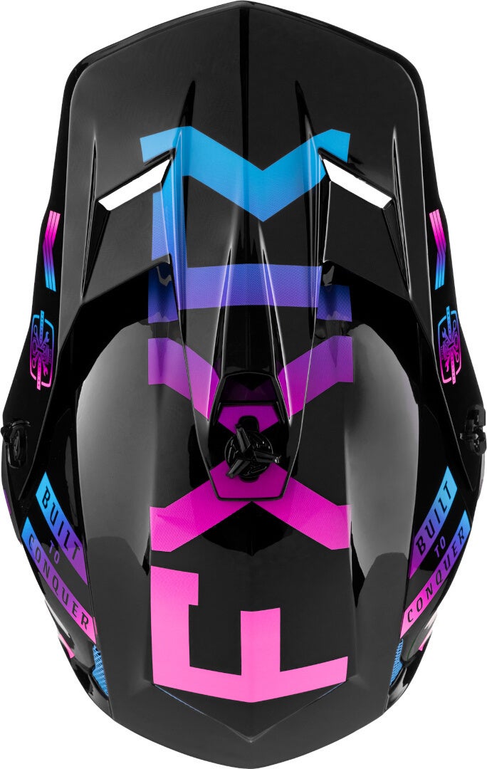FXR Clutch Gladiator 2024 Casco da motocross blu/rosa S (55/56) Figura 2