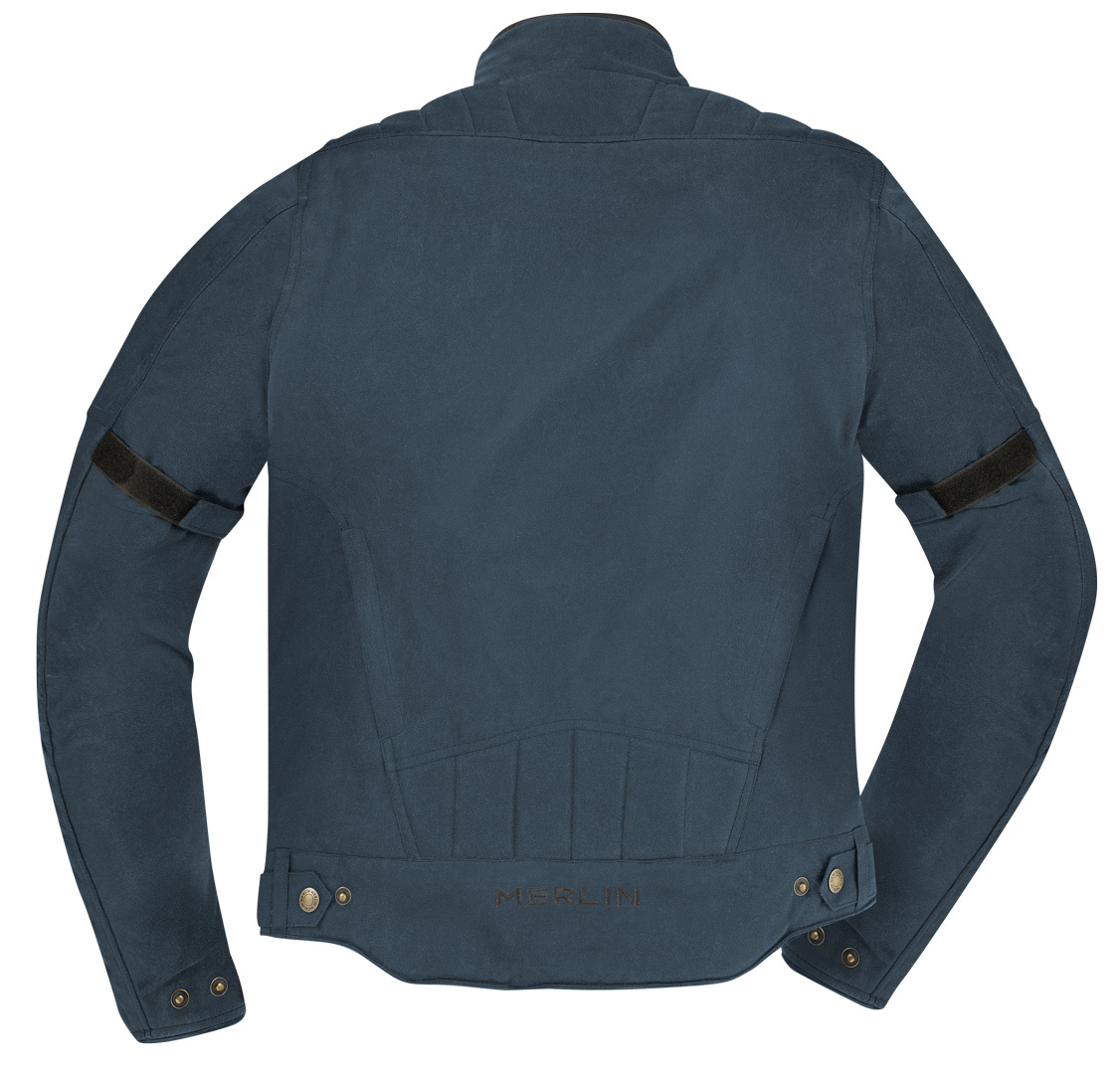 Merlin Barton II Motorcycle Waxed Jacket navy blue M Figure 3