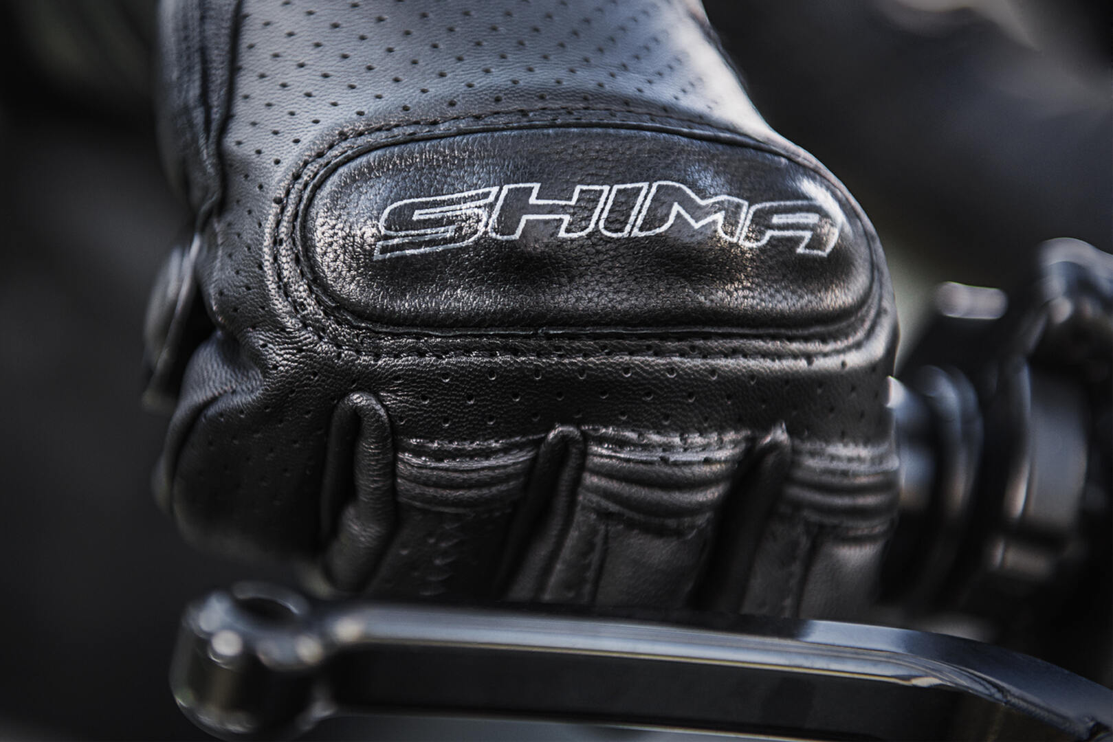 SHIMA Caliber Dames Motorhandschoenen Zwart S Figuur 6