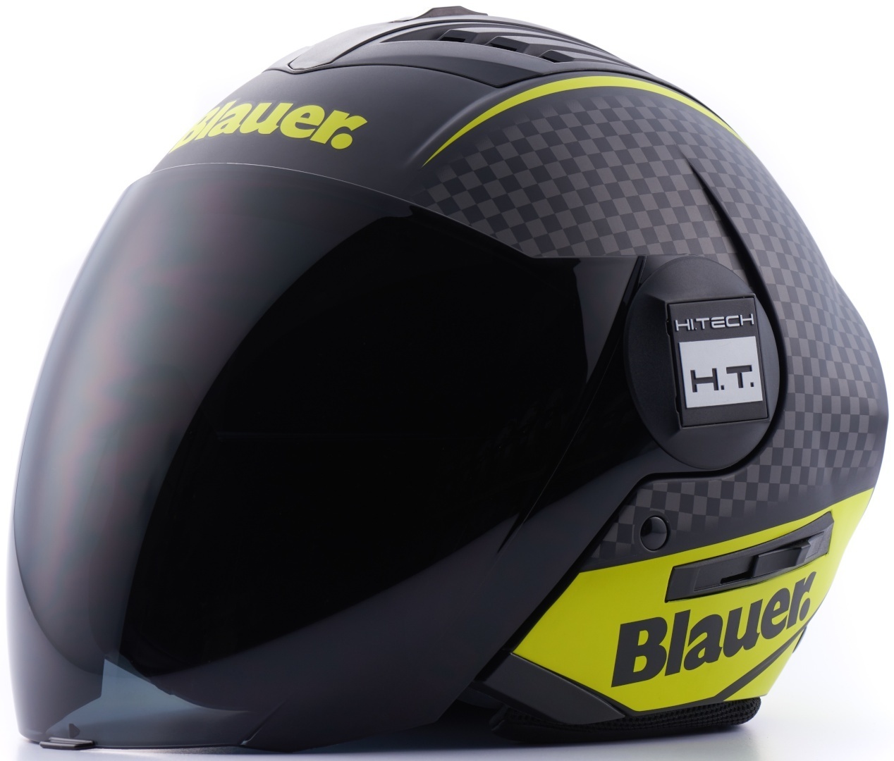 Blauer Real HT Graphic B Jet Hjälm svart matt/gul XS (52/54) Figur 1