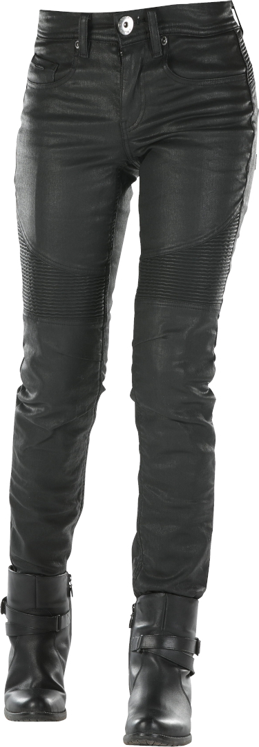 Overlap Imola Damer motorcykel jeans svart 26 Figur 4