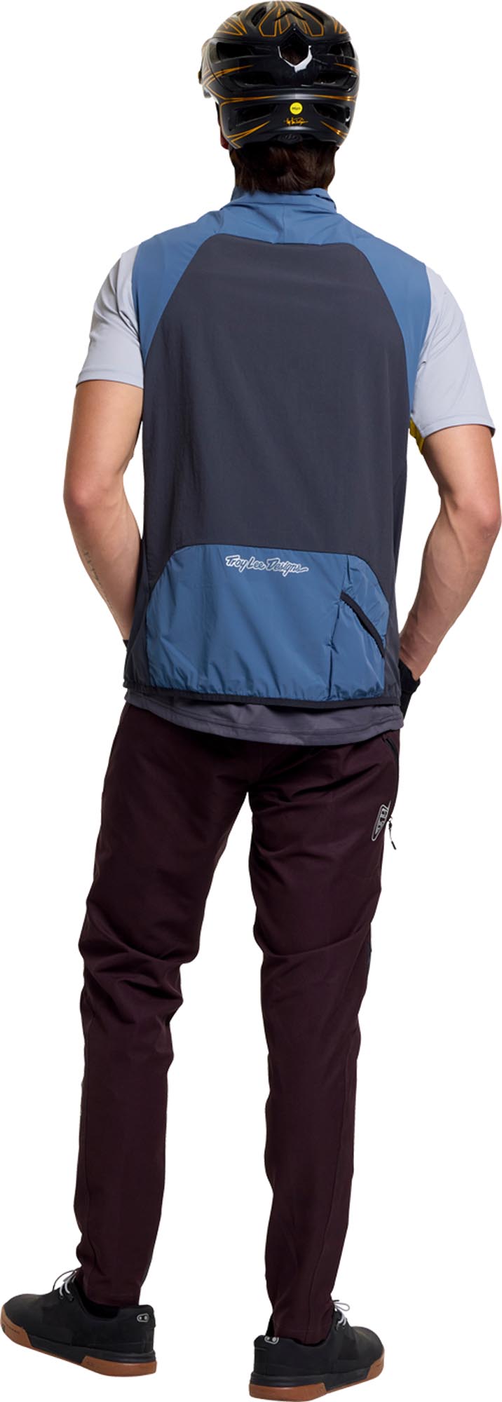 Troy Lee Designs Skyline Pro Mono Slate Bicycle Vest S Figure 13