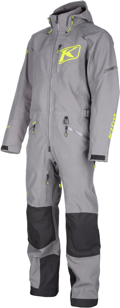 Klim Ripsa Vapor Costumul de snowmobil One Piece Gri/galben neon XS Figura 1