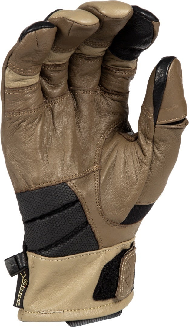 Klim Adventure GTX Short Motorcycle Gloves brown M Figure 2