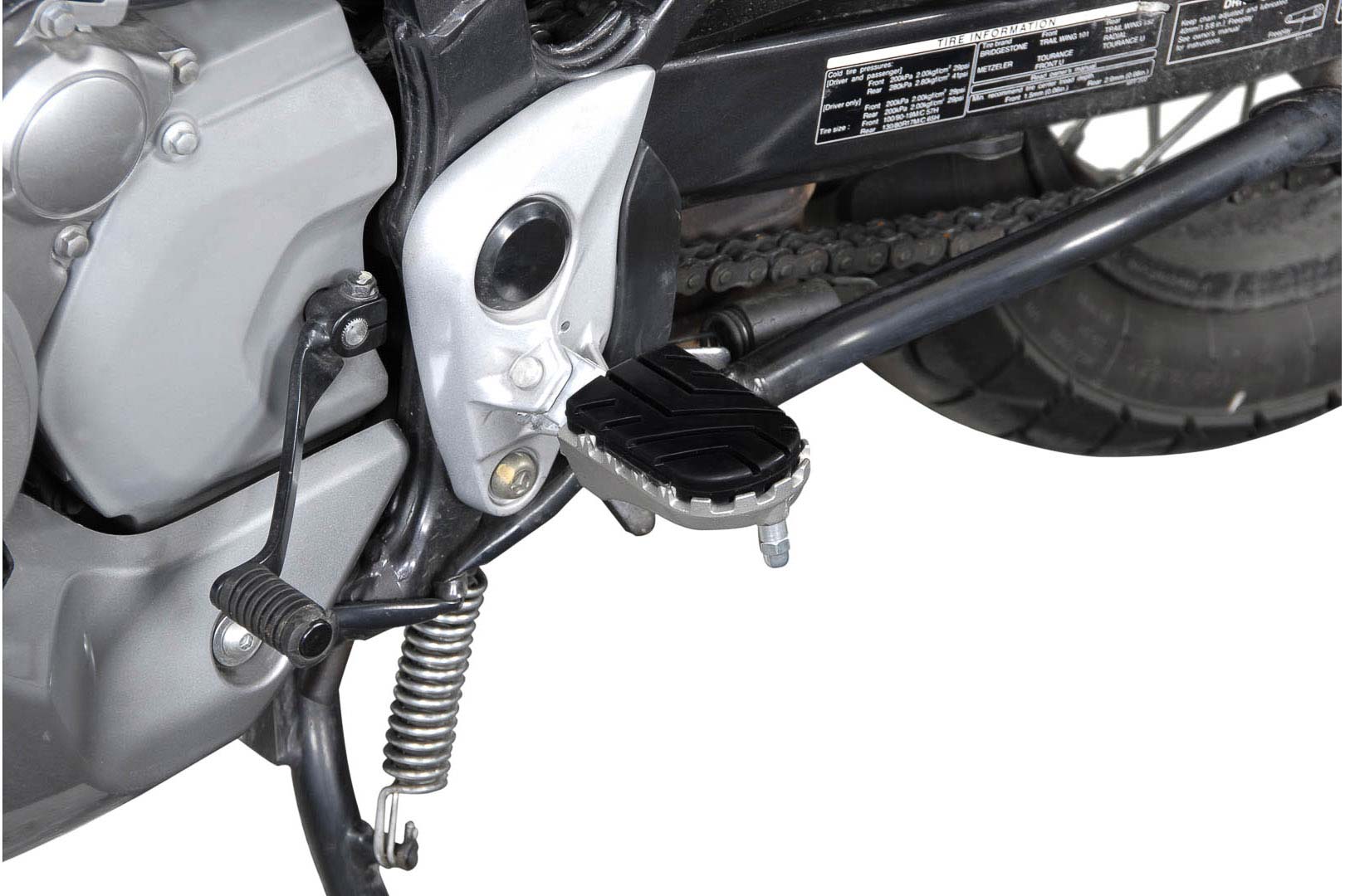 SW-Motech ION fotstödssats - Honda XL650V / XL700V, Moto Morini X-Cape 650. Figur 1