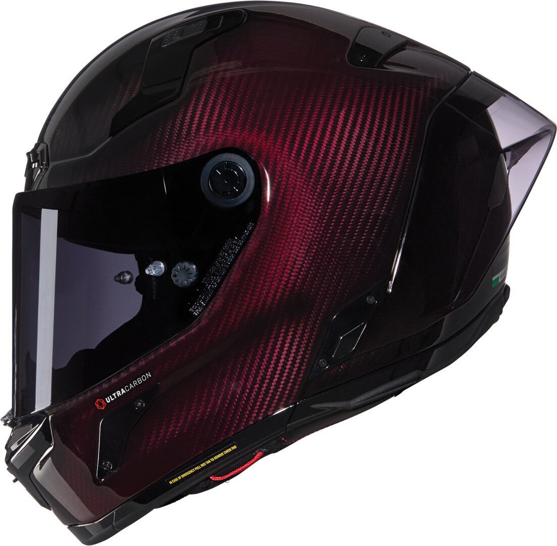 Side view of Nolan X-804 RS Ultra Carbon Liquido Helmet