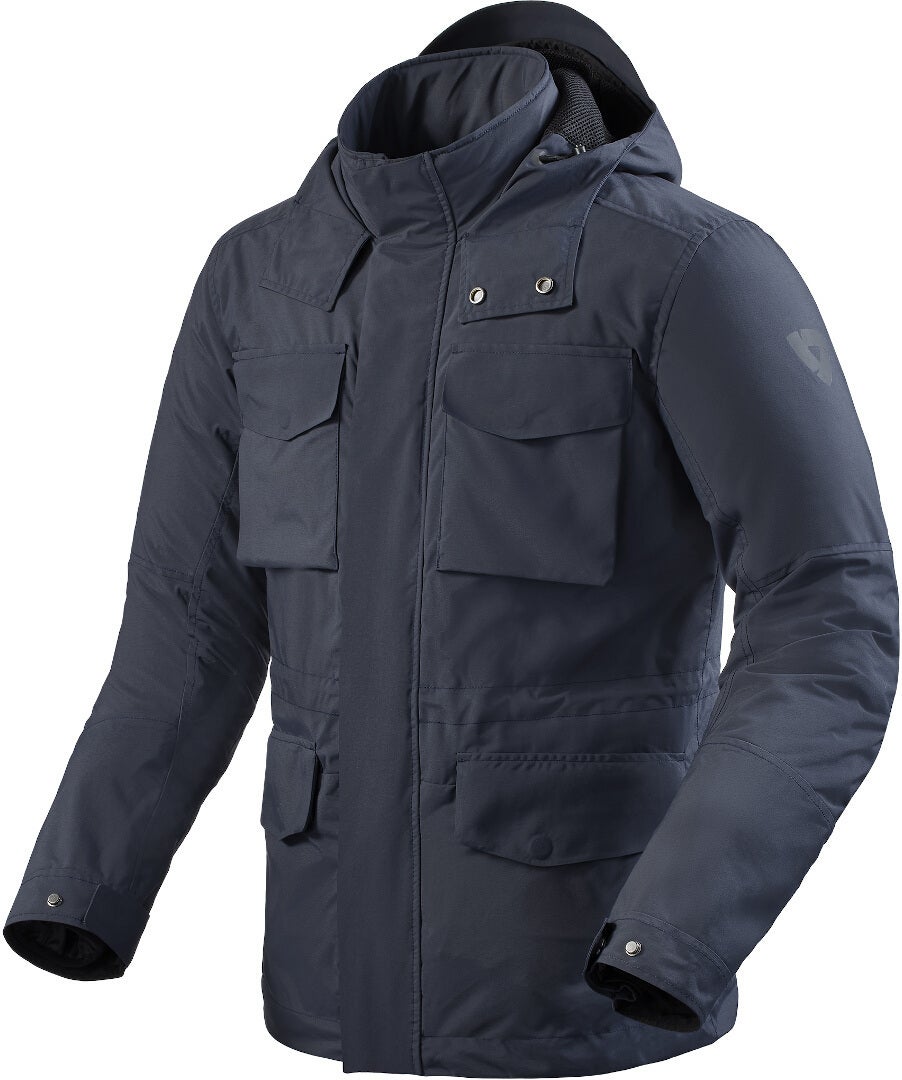 Revit Triomphe 2 H2O WP Motorrad Textiljacke marineblau L Abbildung 1