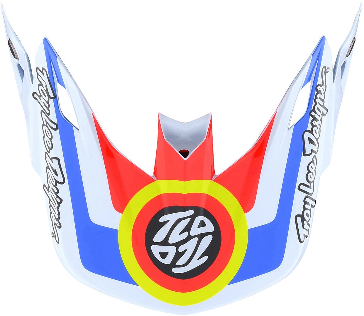 Troy Lee Designs SE5 Drop In MIPS Capacete de Motocross branco/azul/vermelho XL (60/61) Figura 2